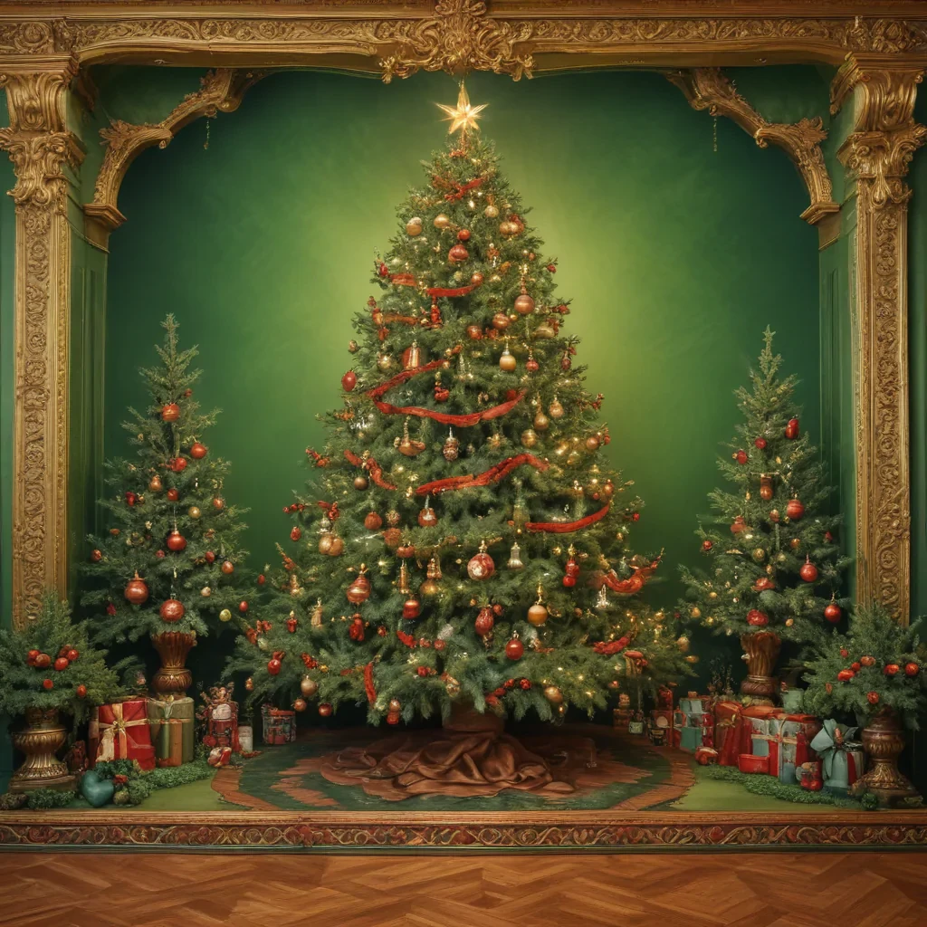 green christmas bg