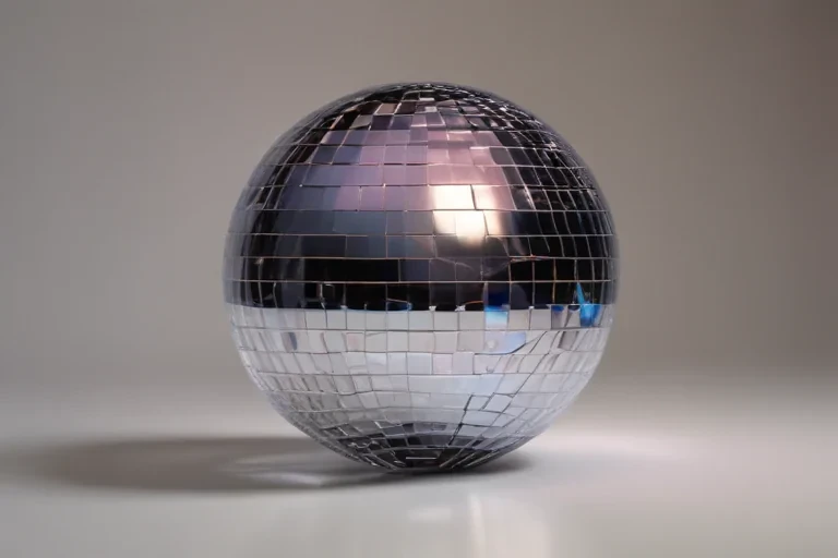 transparent disco ball