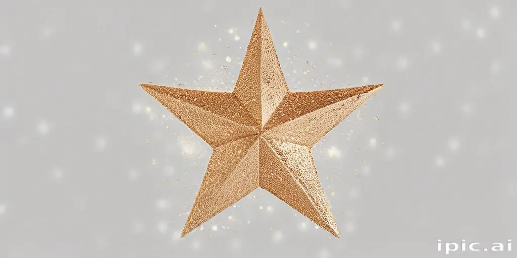 glitter star png