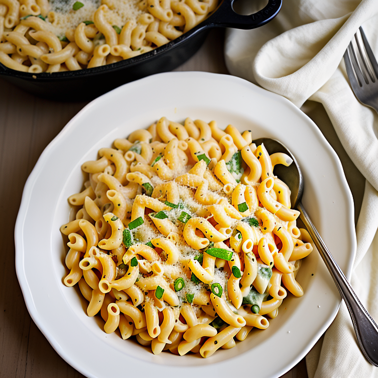 mac and cheese with poblano peppers