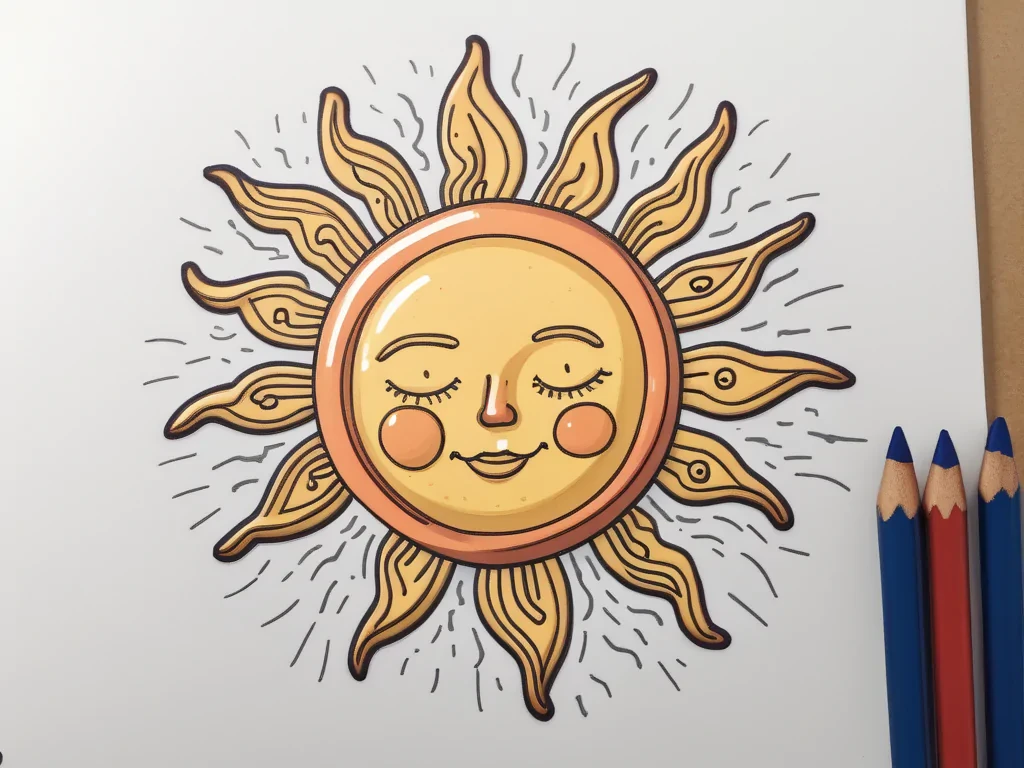 sun doodle