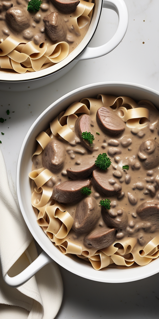 beef stroganoff recipe without mushrooms