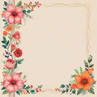 floral page borders