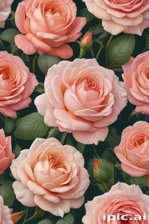 vintage rose illustration