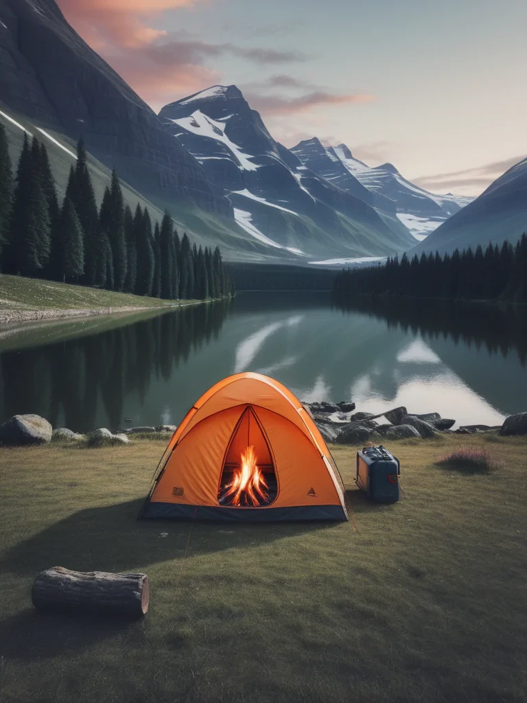 camping background pic
