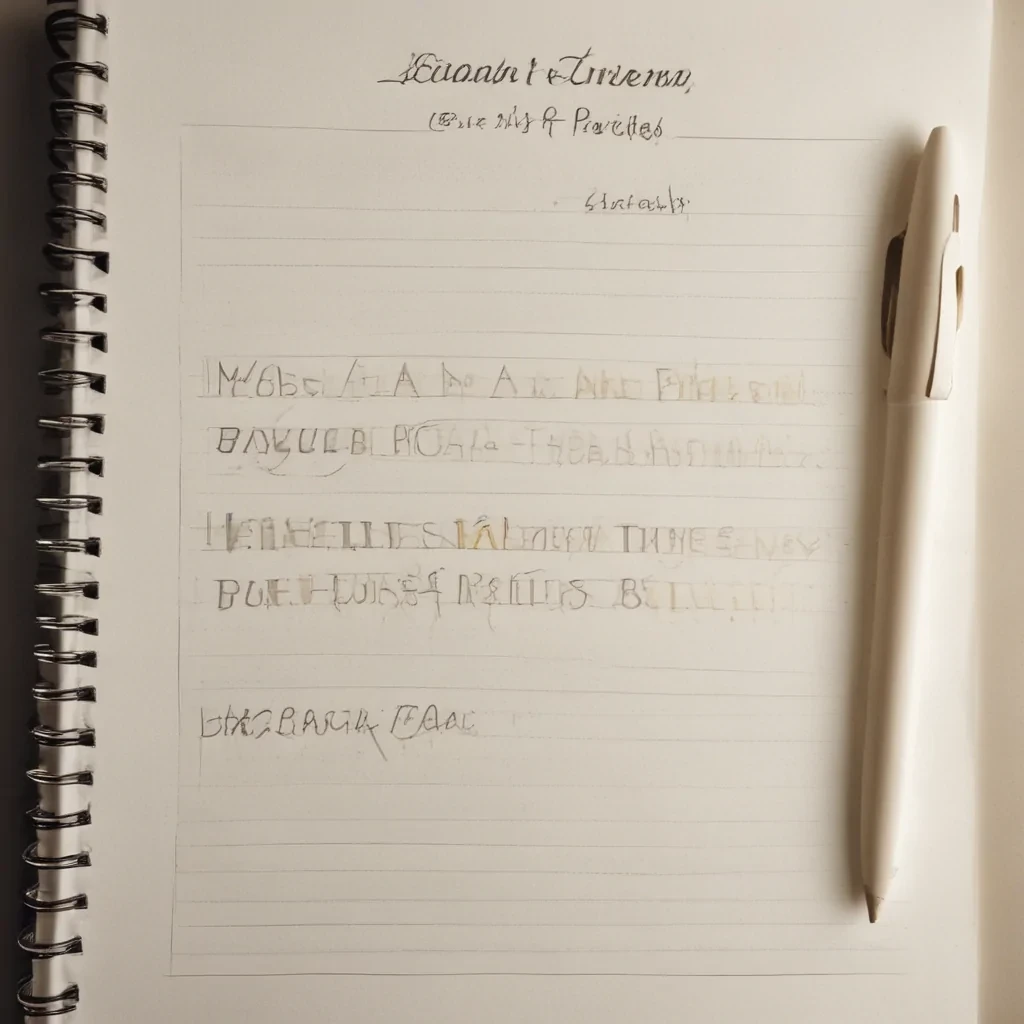 notebook paper image