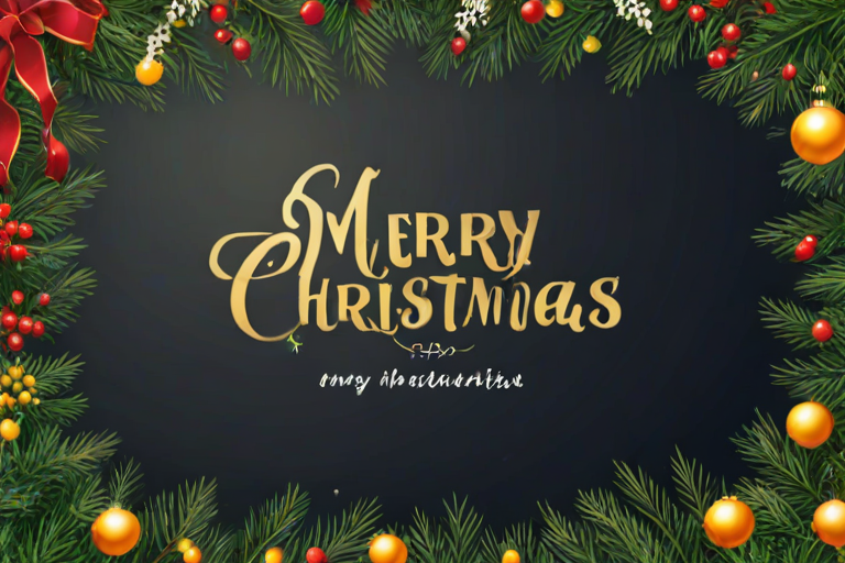 merry christmas transparent