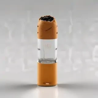 transparent cigarette