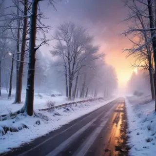 snowing iphone wallpaper