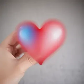 blurred heart