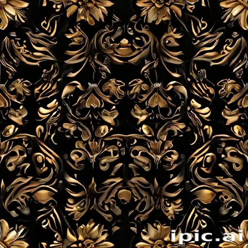 gold black background