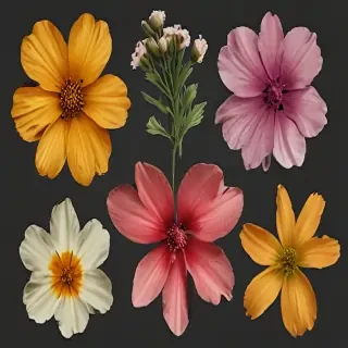 pressed flower png
