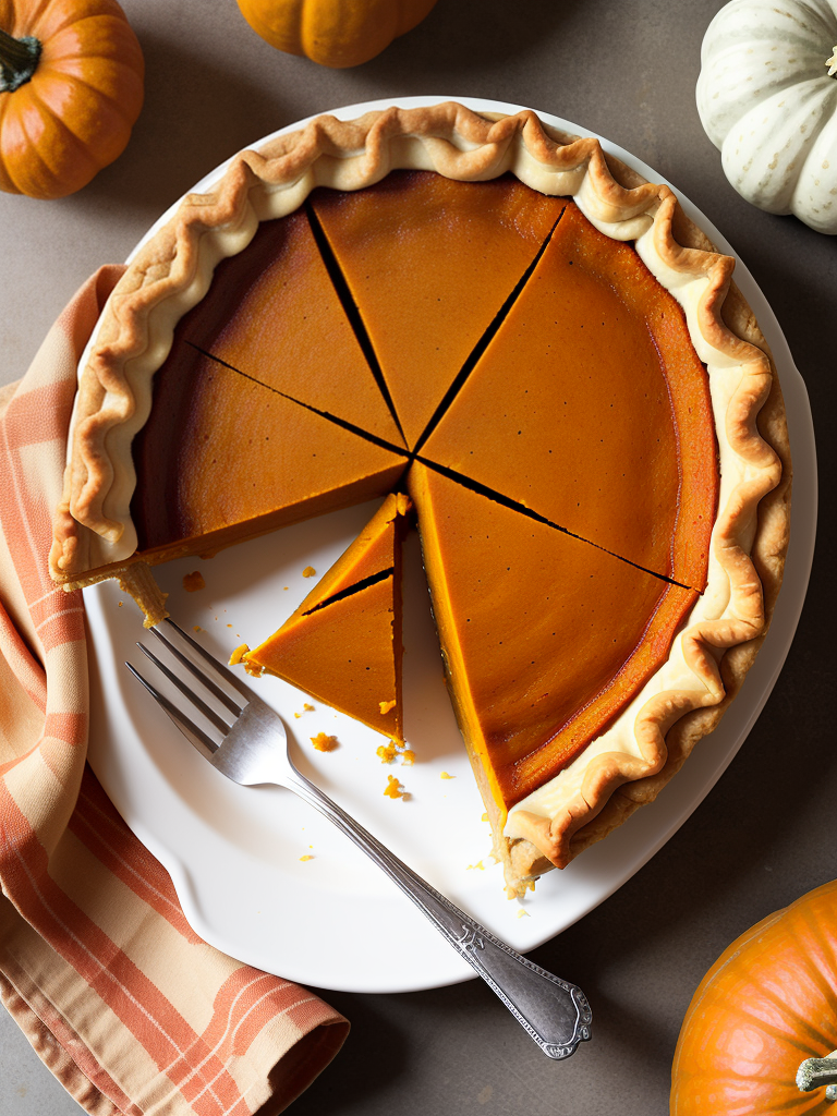 sweet potato and pumpkin pie