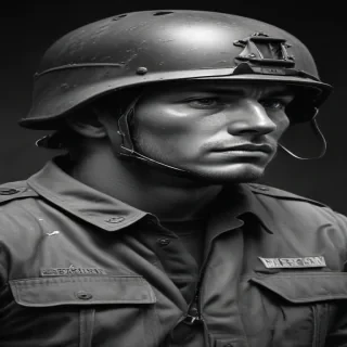 military drawing