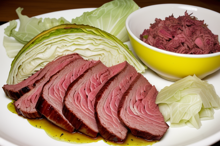 cabbage and corned beef jamaican