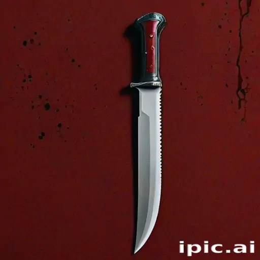 bloody knife aesthetic