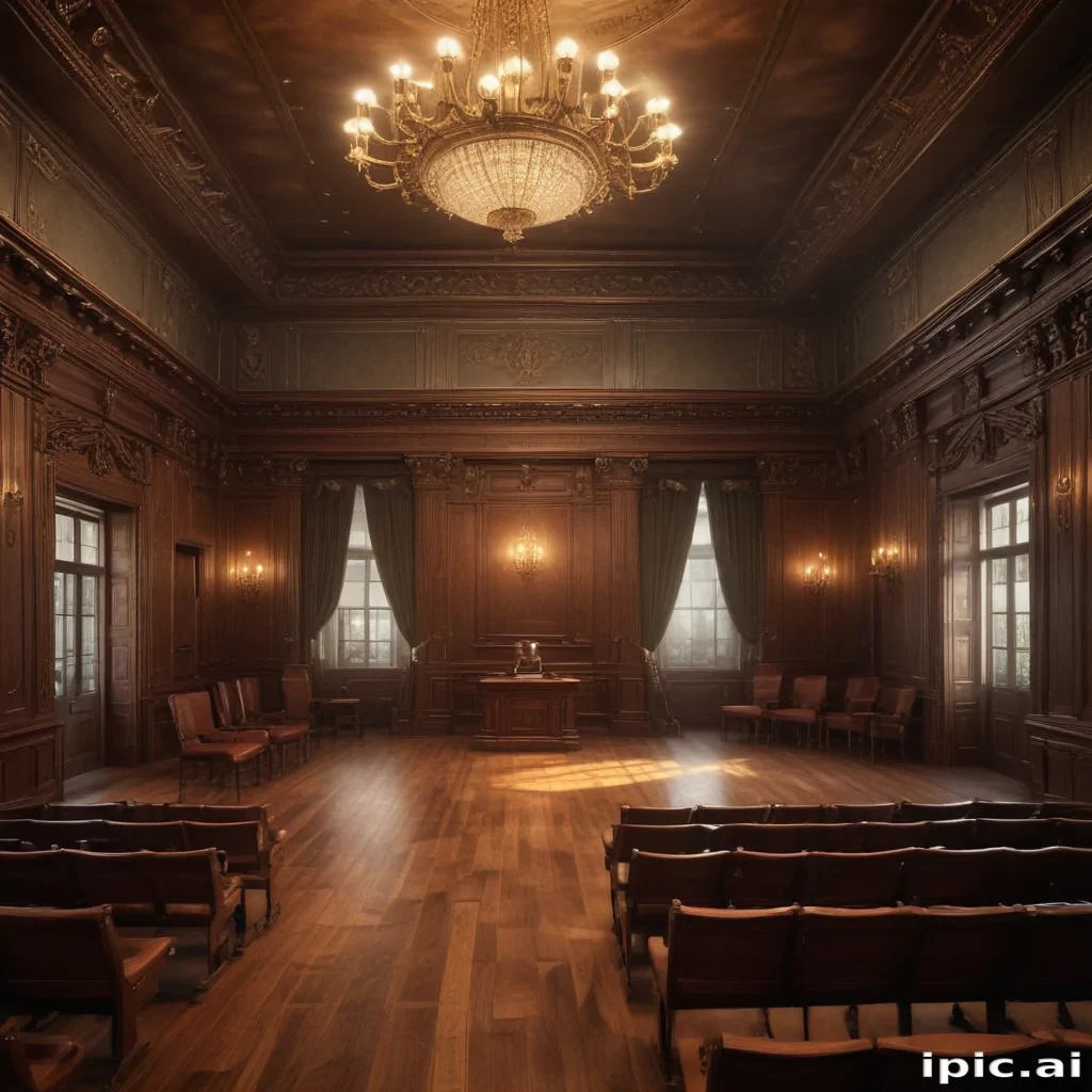court room background