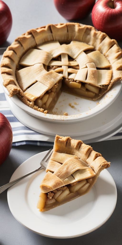 apple pie with graham crust