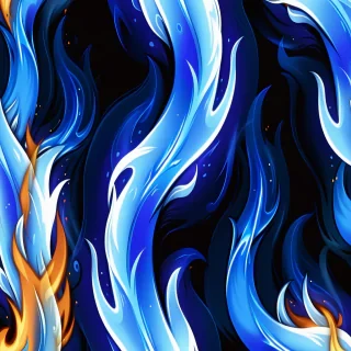 blue flame background