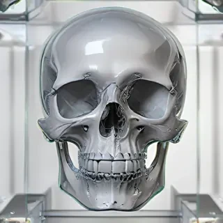 transparent skull