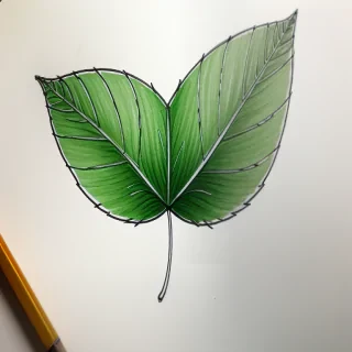 leaf doodle
