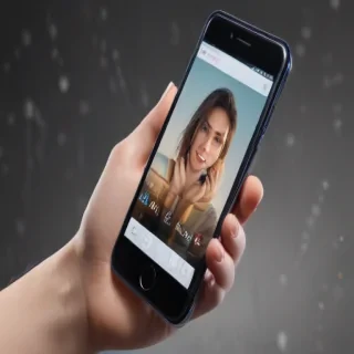 holding a phone