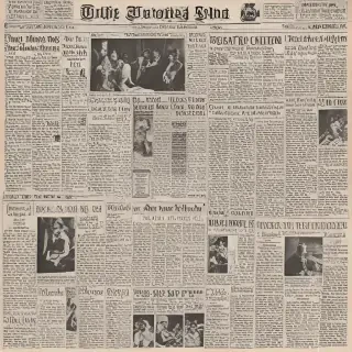 newspaper collage png