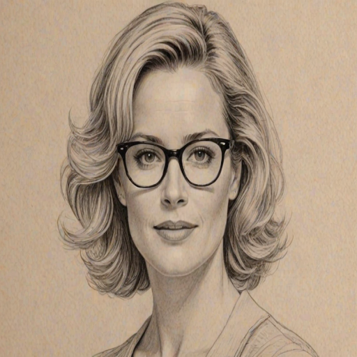 Lovely Elizabeth Shue, pencil sketch, portrait of Stunning woman 1958s in glasses, hair style beatnik, outline, clear lines, fine lines, 8k