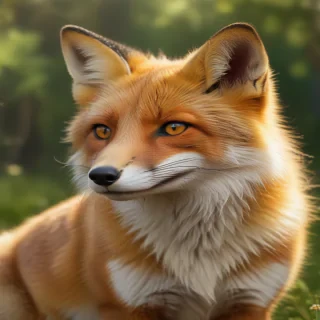 background fox