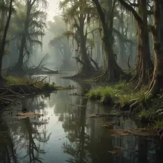 swamp background