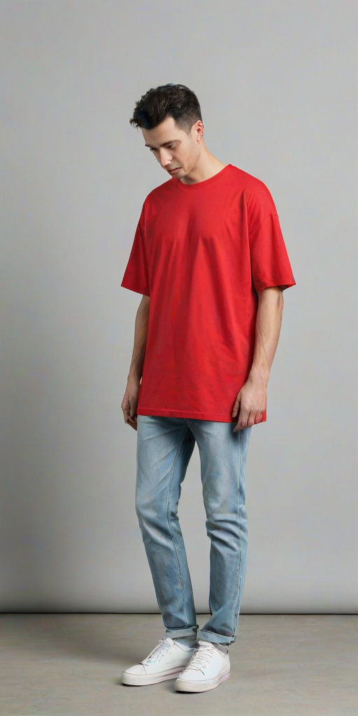 oversized t shirt mockup
