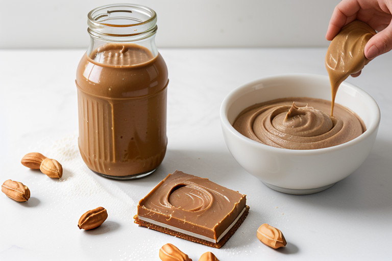 peanut butter and baking soda
