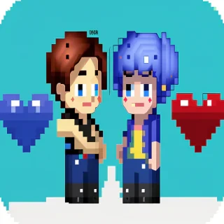 pixel hearts png