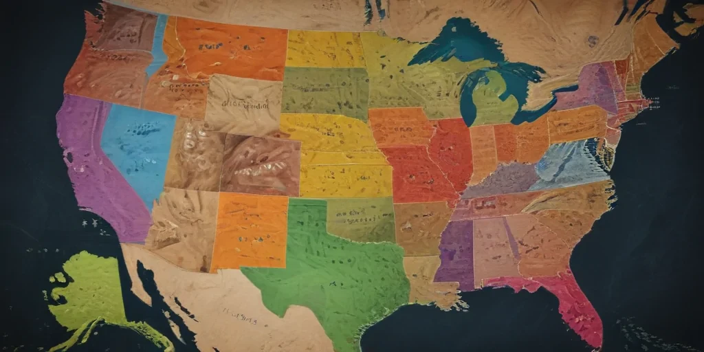 map of the us