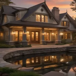 house back ground