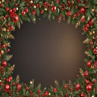 christmas background frame