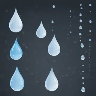 water drops clip art