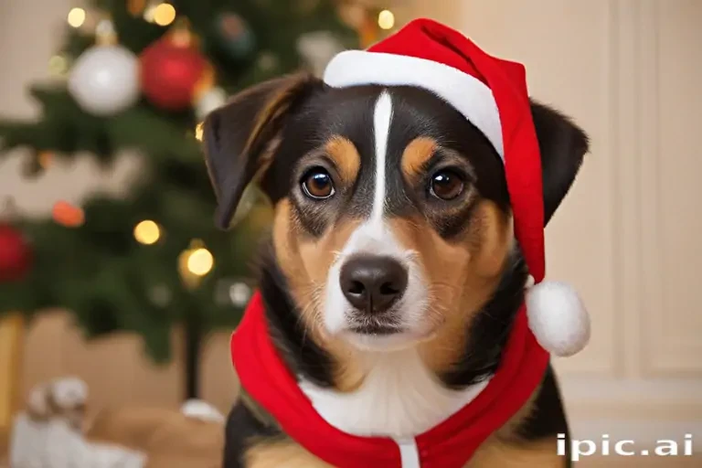 christmas dog photos