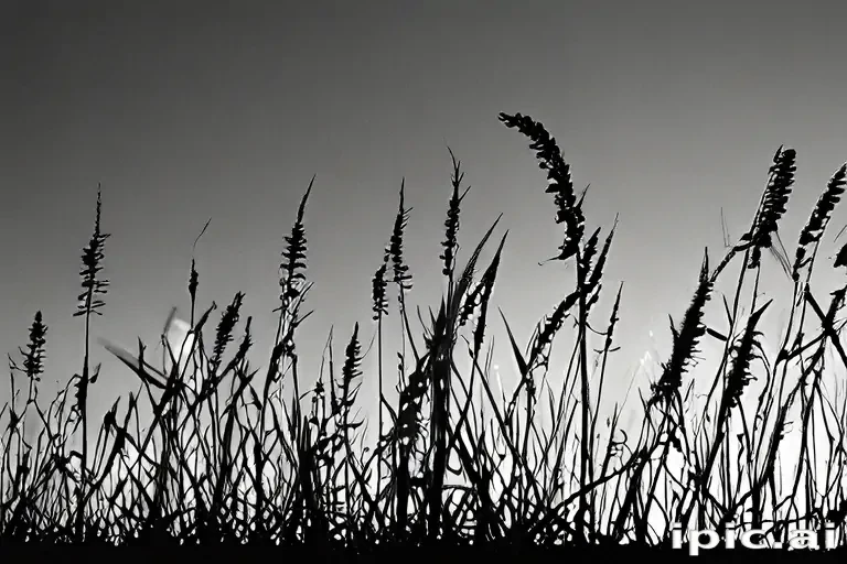 grass silhouette