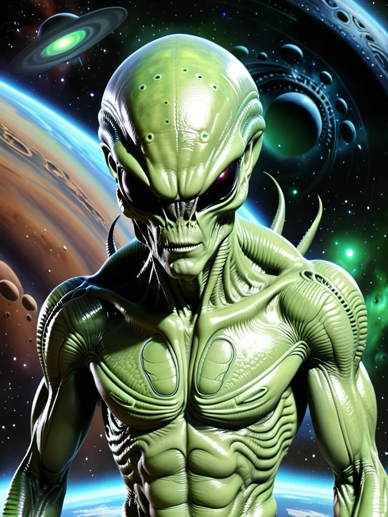 alien background