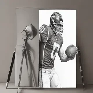 football drawing