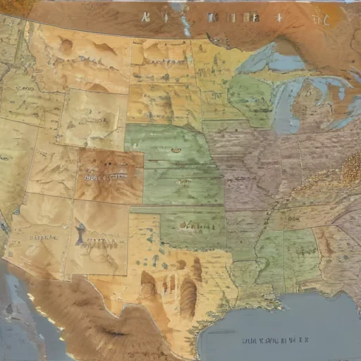 united states map