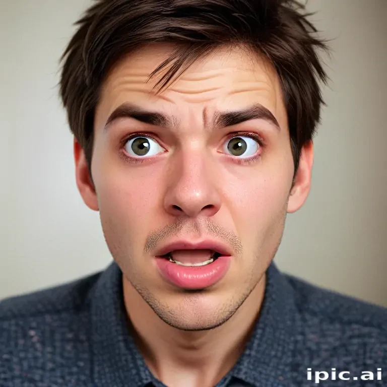 frustrated face