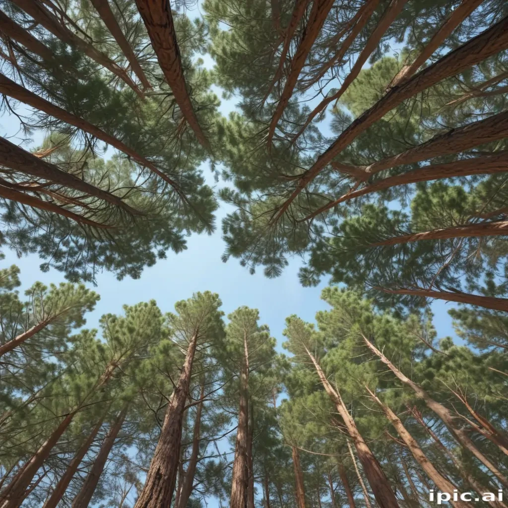 pine trees transparent background