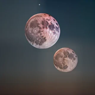 moon with no background