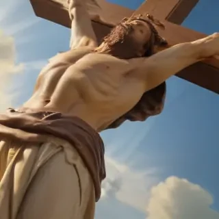 picture of jesus on cross