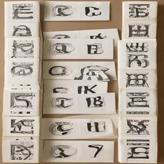 letters as images