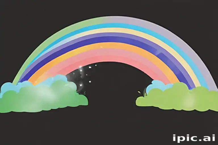 transparent background rainbow clipart