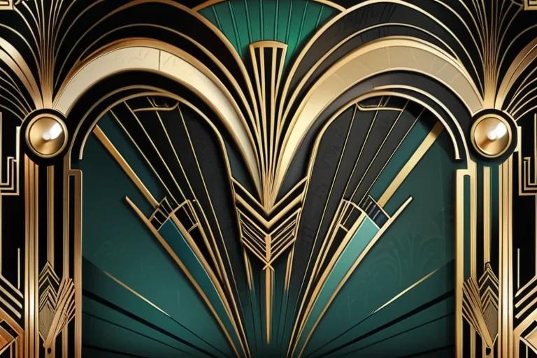 art deco background