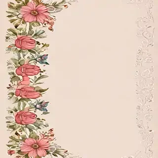 floral page borders